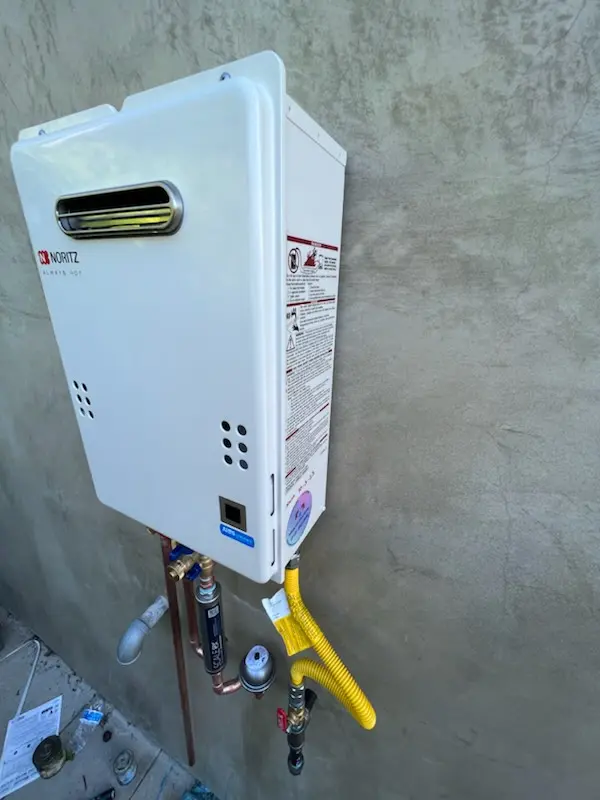 Tankless water heater installation for Grayson Valley homes